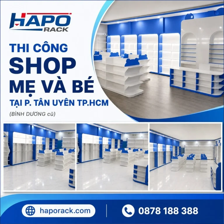 THI CÔNG SHOP MẸ VÀ BÉ TẠI TÂN UYÊN, TP. HCM