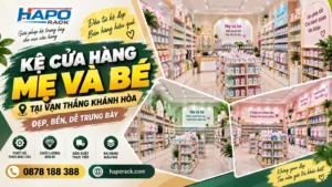 Thiết Kế Kệ Shop Mẹ Và Bé Tại Xã Vạn Thắng Khánh Hòa – Đẹp, Bền, Tối Ưu Trưng Bày