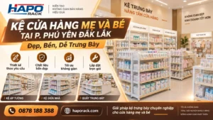 Thiết Kế Thi Công Shop Mẹ Và Bé Tại P. Phú Yên Đắk Lắk – Kệ Đẹp, Tối Ưu Không Gian