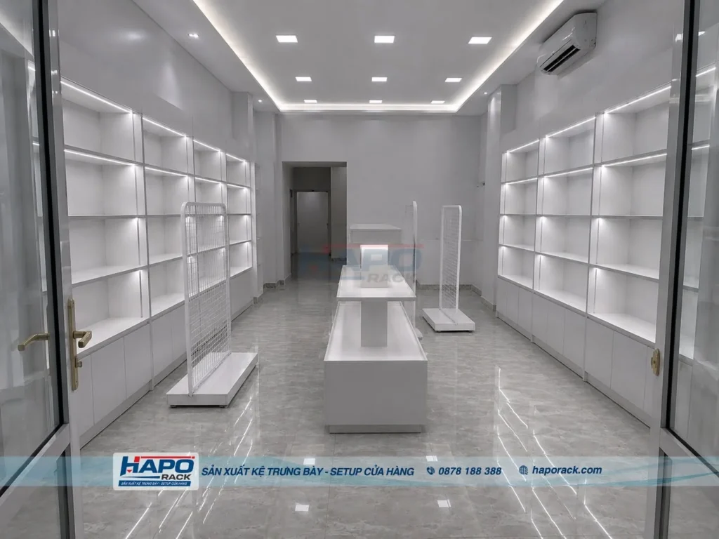 THI CÔNG CỬA HÀNG MỸ PHẨM TẠI THUẬN AN, TP. HCM
