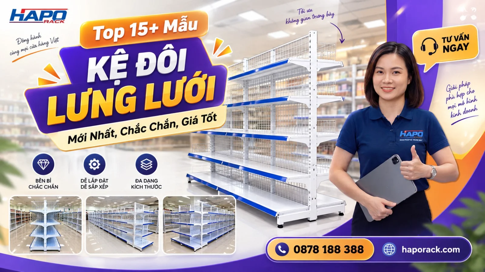 Top 15+ Mẫu Kệ Đơn Lưng Lưới Cho Minimart – Kệ Siêu Thị Lưng Lưới Đơn Mới Nhất