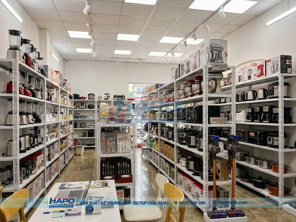Top Kệ Cửa Hàng Gia Dụng Mới Nhất, Dễ Sắp Xếp Nồi Chảo, Đồ Bếp