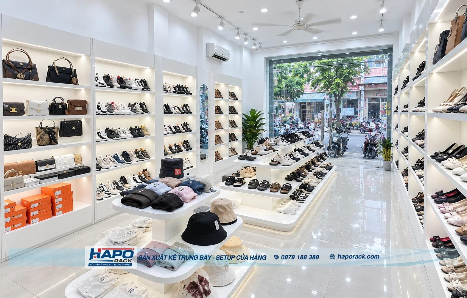 Top Kệ Sắt Trưng Bày Giày Dép Đẹp, Bền, Dễ Bố Trí