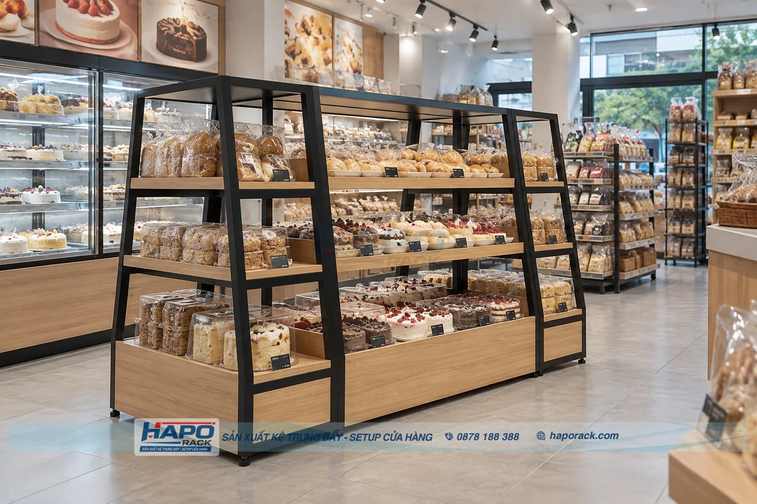 Top Mẫu Kệ Bánh Ngọt Mới Nhất, Đẹp Mắt, Dễ Trưng Bày