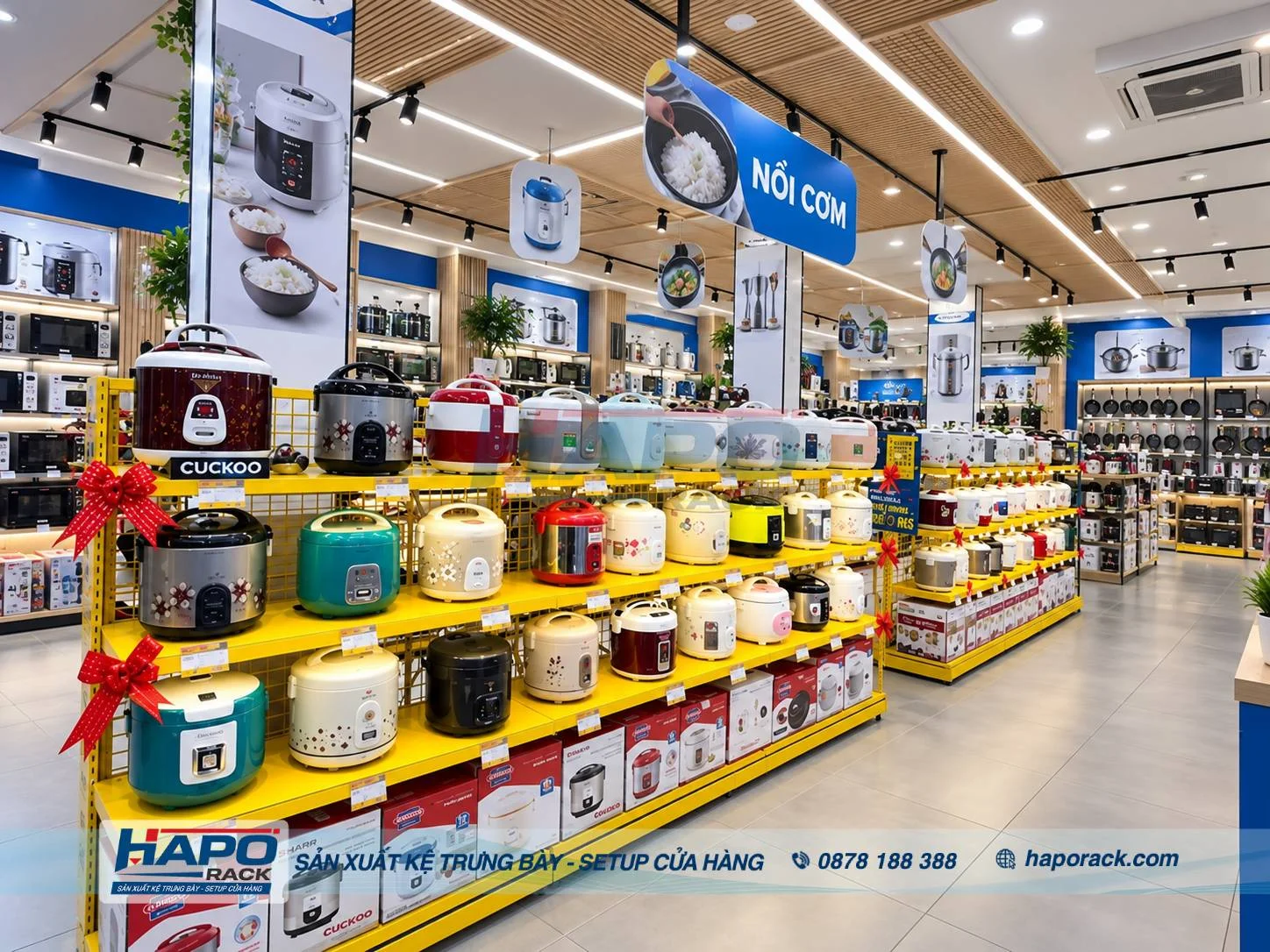 Top Mẫu Kệ Cửa Hàng Gia Dụng Đẹp, Bền, Dễ Bố Trí Nhiều Loại Hàng