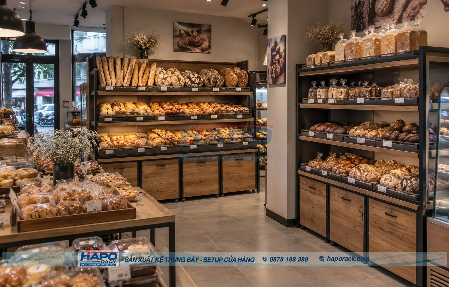 Top Mẫu Kệ Để Bánh Ngọt Cửa Hàng Đẹp, Dễ Quan Sát, Dễ Lấy Bánh