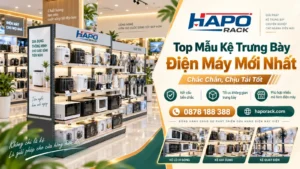 Top Mẫu Kệ Trưng Bày Cho Cửa Hàng Điện Máy Chắc Chắn, Dễ Bố Trí