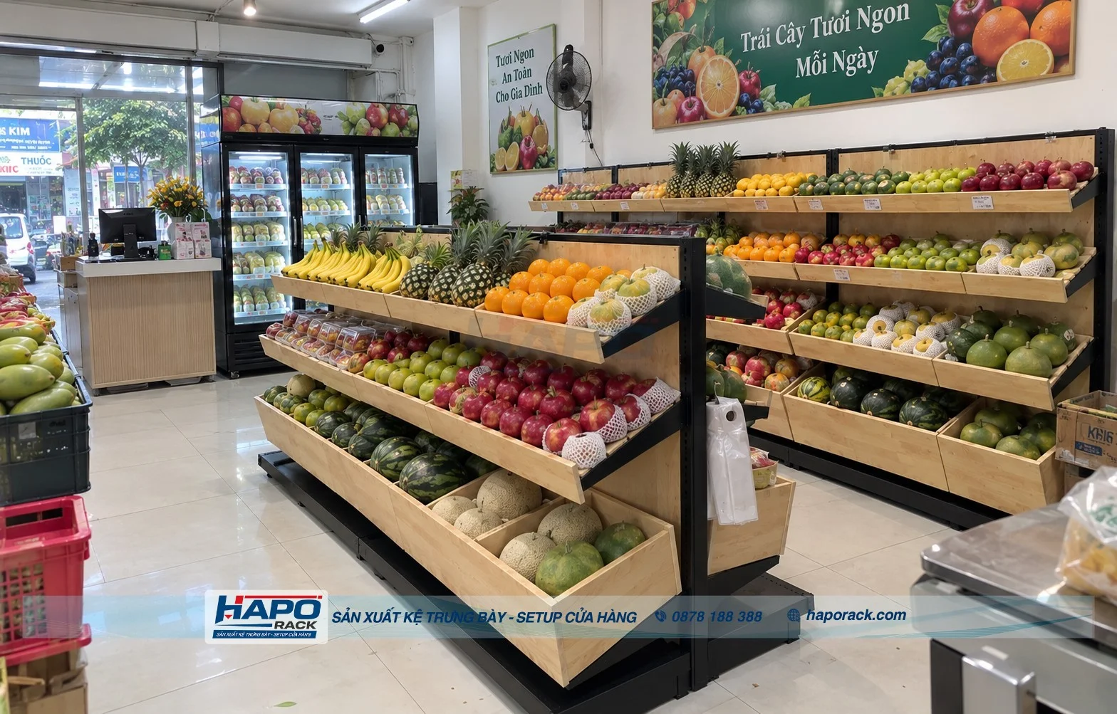 Top Mẫu Kệ Trưng Bày Trái Cây Đẹp Mới Nhất Cho Shop, Cửa Hàng