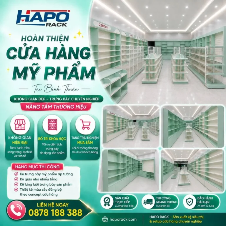 HOÀN THIỆN CỬA HÀNG MỸ PHẨM TẠI BÌNH THUẬN