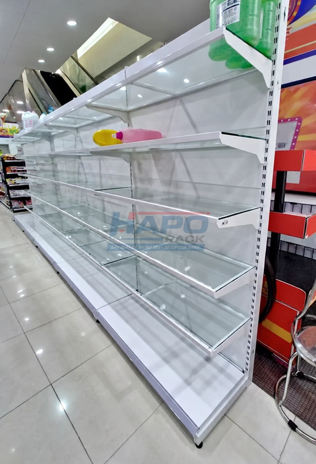 4. Tối Ưu Diện Tích Cửa Hàng Với Kệ Siêu Thị Lưng Tôn Liền 6 Tầng
