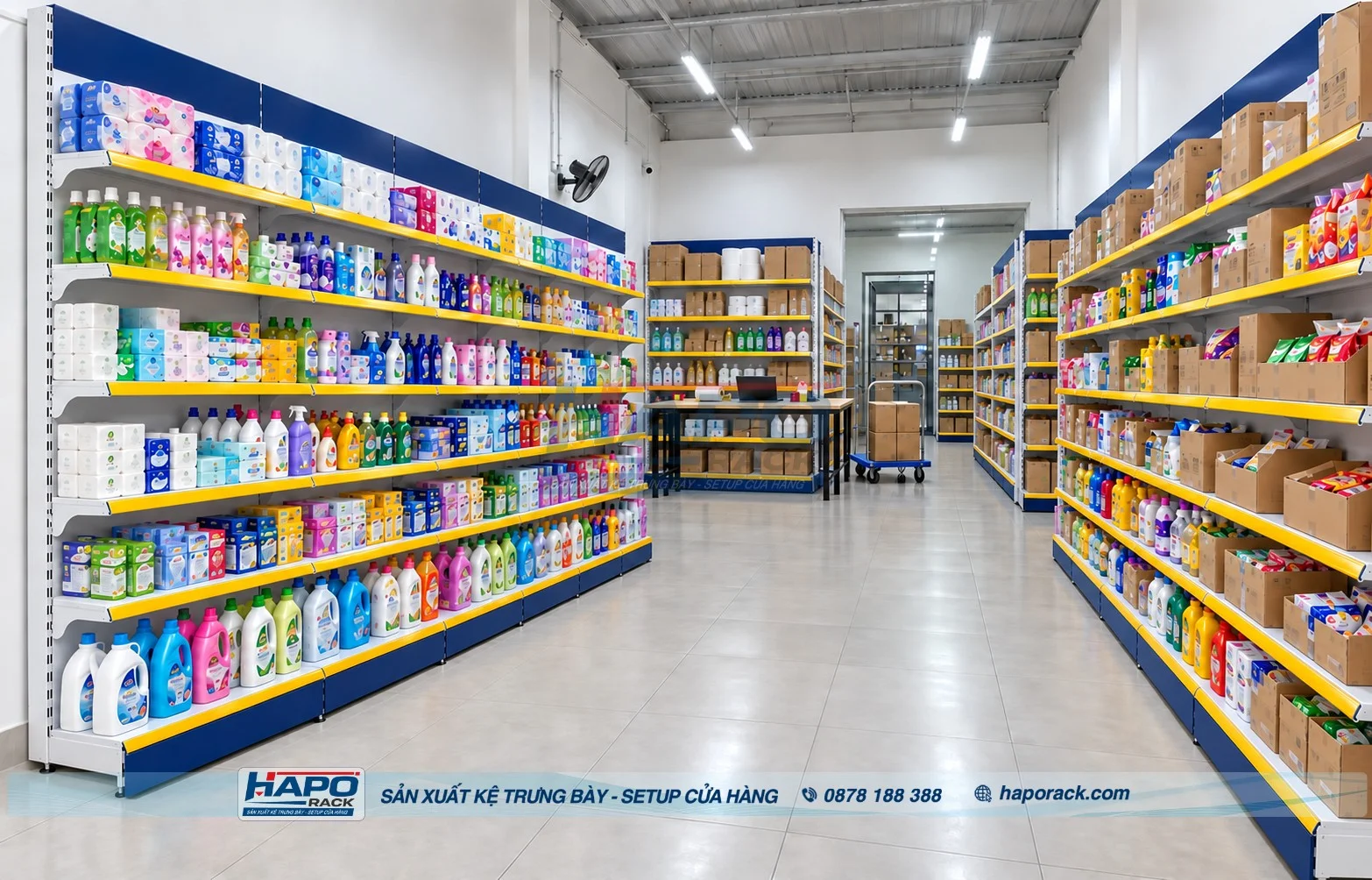 5. Cách Chọn Kệ Siêu Thị Lưng Tôn Liền 6 Tầng Để Tối Ưu Diện Tích
