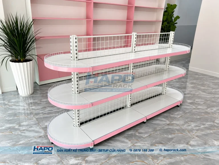 KỆ BÁN NGUYỆT 3 TẦNG