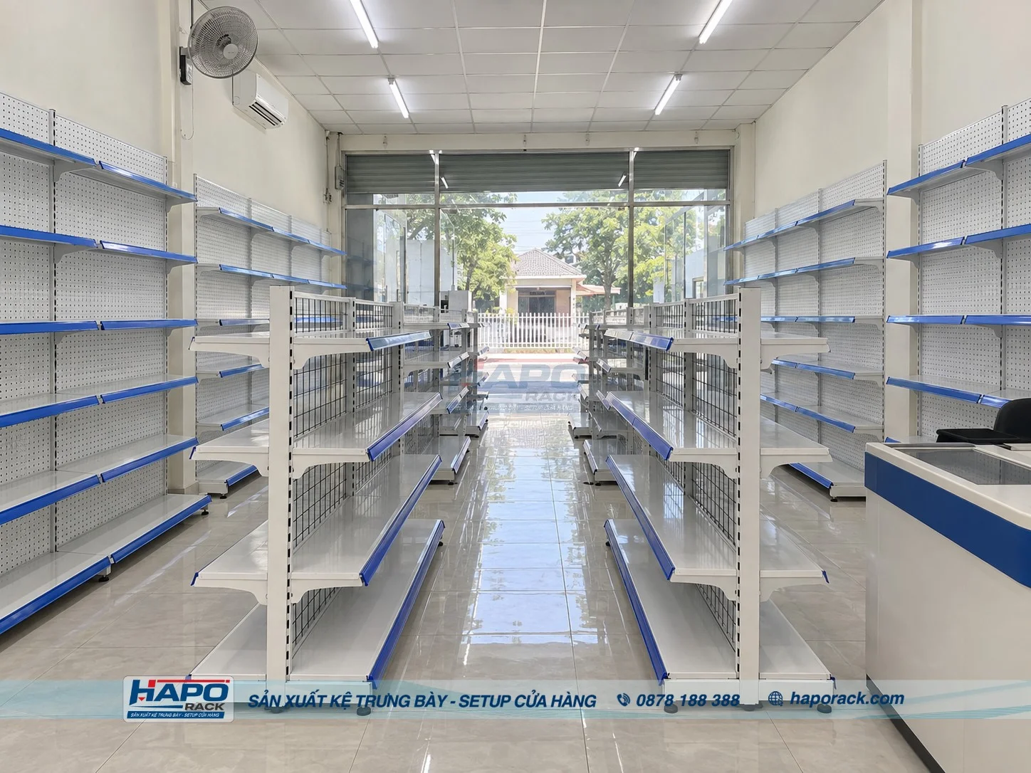 Bố trí không gian nhà thuốc khoa học