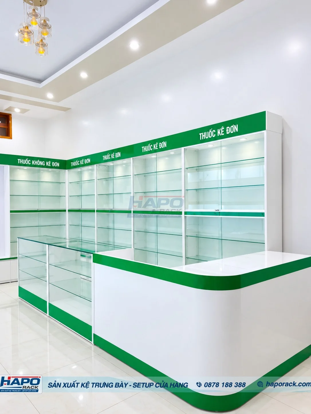 bố trí lối đi cửa hàng thuốc tây