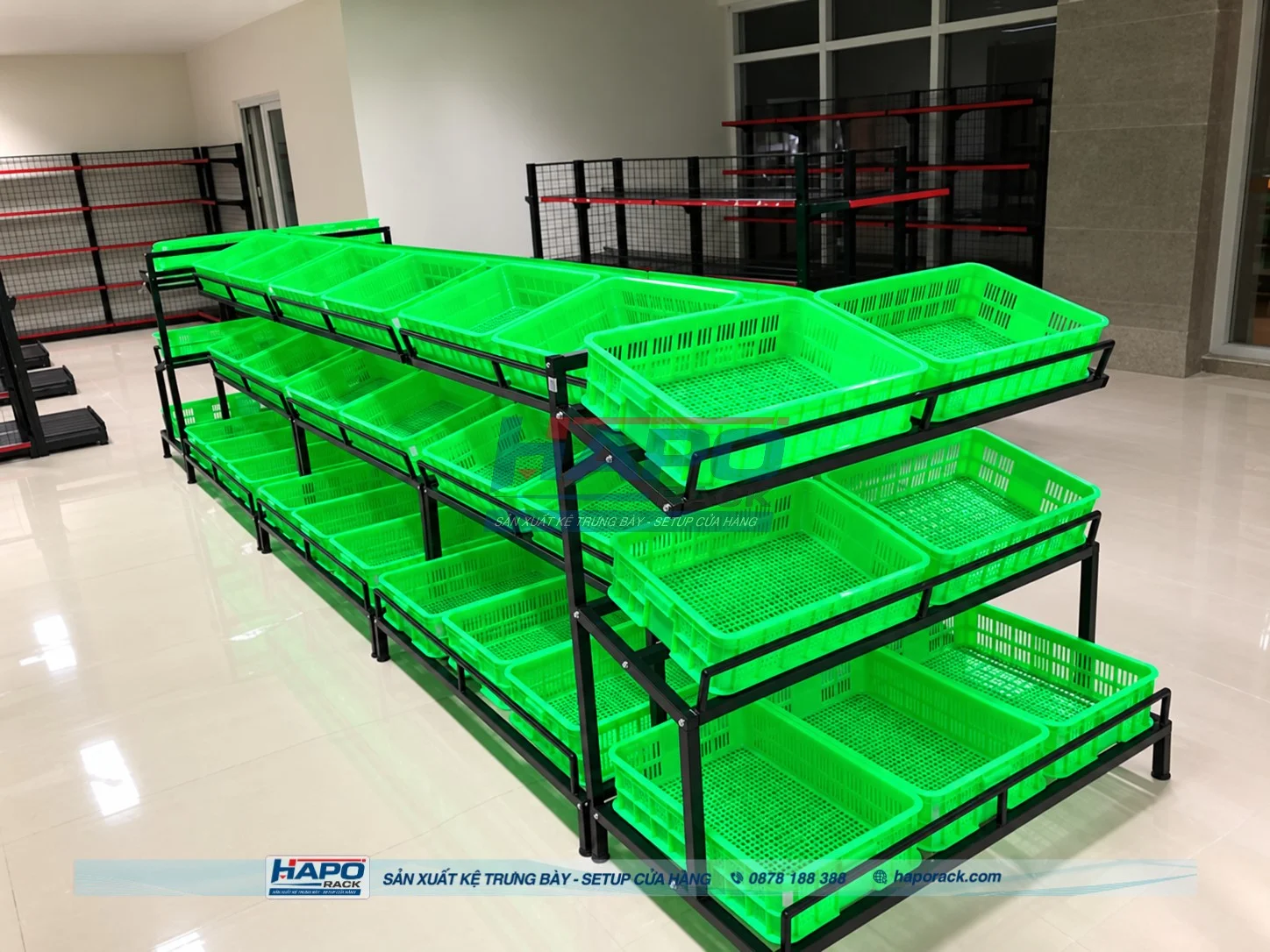 Cách lựa chọn kệ rau củ quả tiết kiệm chi phí đầu tư ban đầu