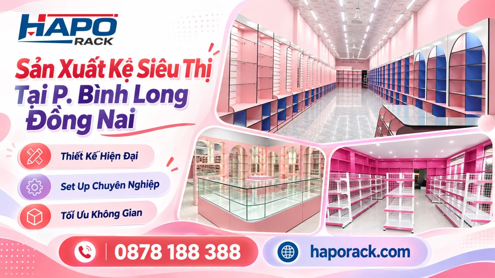 Chuyên Sản Xuất Kệ Siêu Thị Tại P. Bình Long Đồng Nai Uy Tín