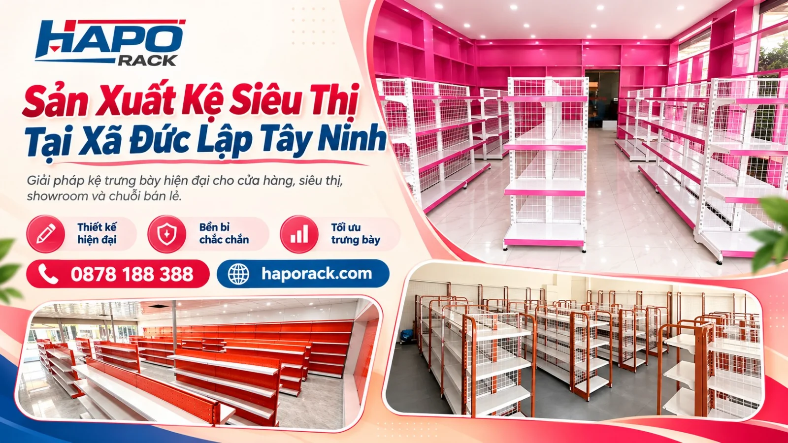 Đơn Vị Sản Xuất Kệ Siêu Thị Tại Xã Đức Lập Tây Ninh Uy Tín