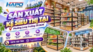 HAPO Rack Sản Xuất Kệ Siêu Thị Tại Phường Long Trường TP.HCM