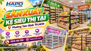 HAPO Rack Sản Xuất Kệ Siêu Thị Tại Phường Tam Bình TP.HCM