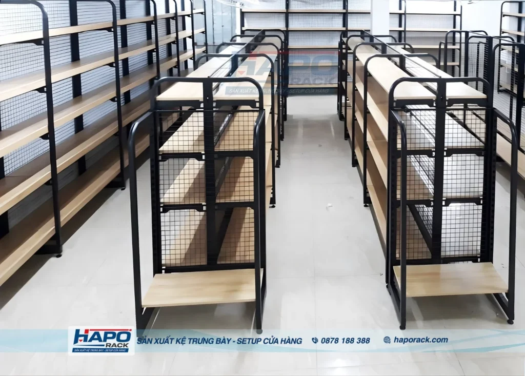 HOÀN THIỆN KỆ TRƯNG BÀY CỬA HÀNG TIỆN LỢI TẠI THỦ DẦU MỘT, BÌNH DƯƠNG