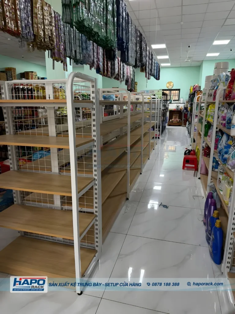 HOÀN THIỆN SETUP KỆ SIÊU THỊ TẠI TÂN UYÊN, BÌNH DƯƠNG