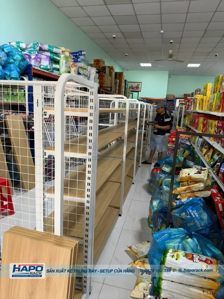 HOÀN THIỆN SETUP KỆ SIÊU THỊ TẠI TÂN UYÊN, BÌNH DƯƠNG