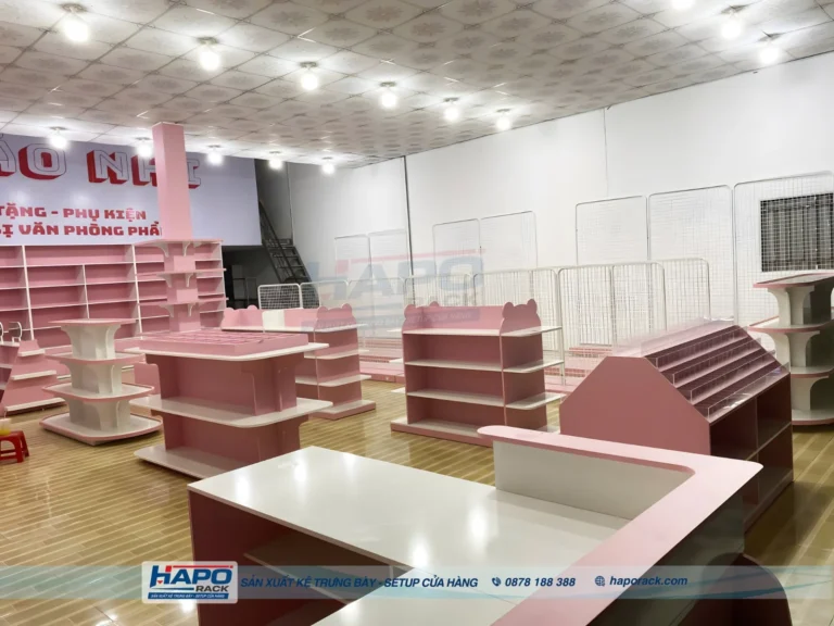 SETUP CỬA HÀNG QUÀ TẶNG, PHỤ KIỆN TẠI BÌNH DƯƠNG