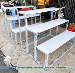 KỆ  BẬC THANG 3 TẦNG - ảnh 8