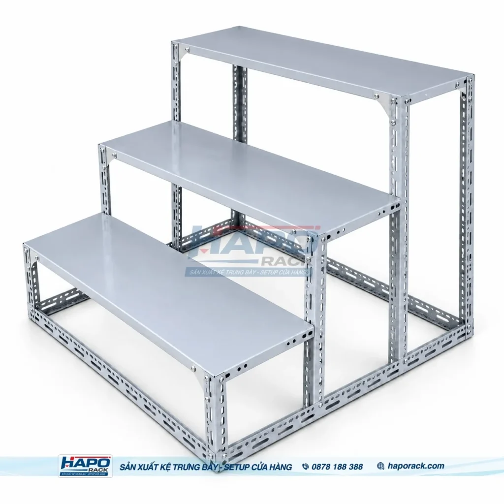 Thông số KỆ  BẬC THANG 3 TẦNG