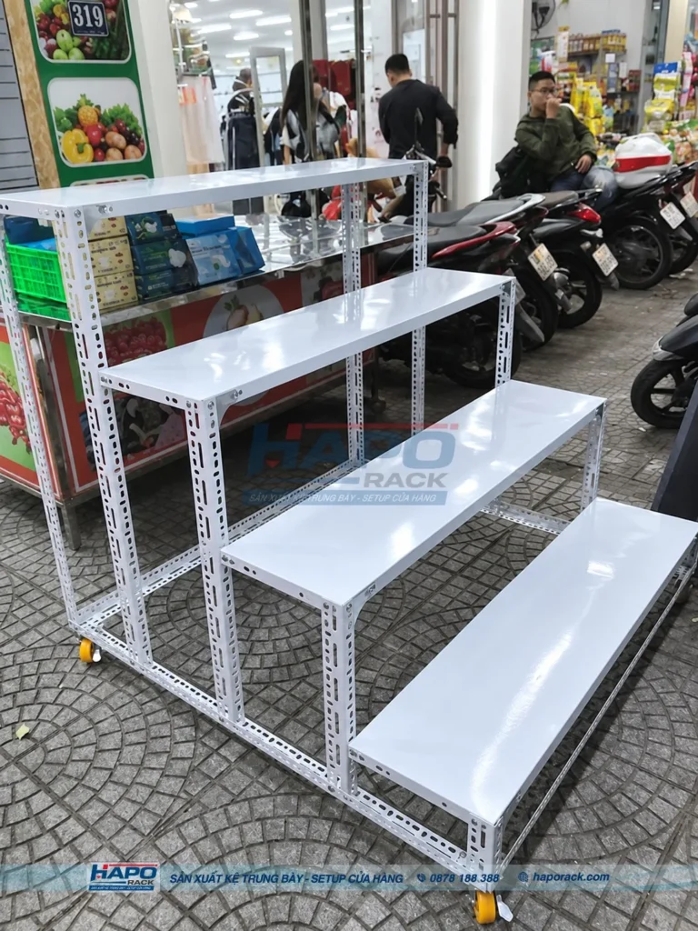 KÊ BẬC THANG 4 TẦNG