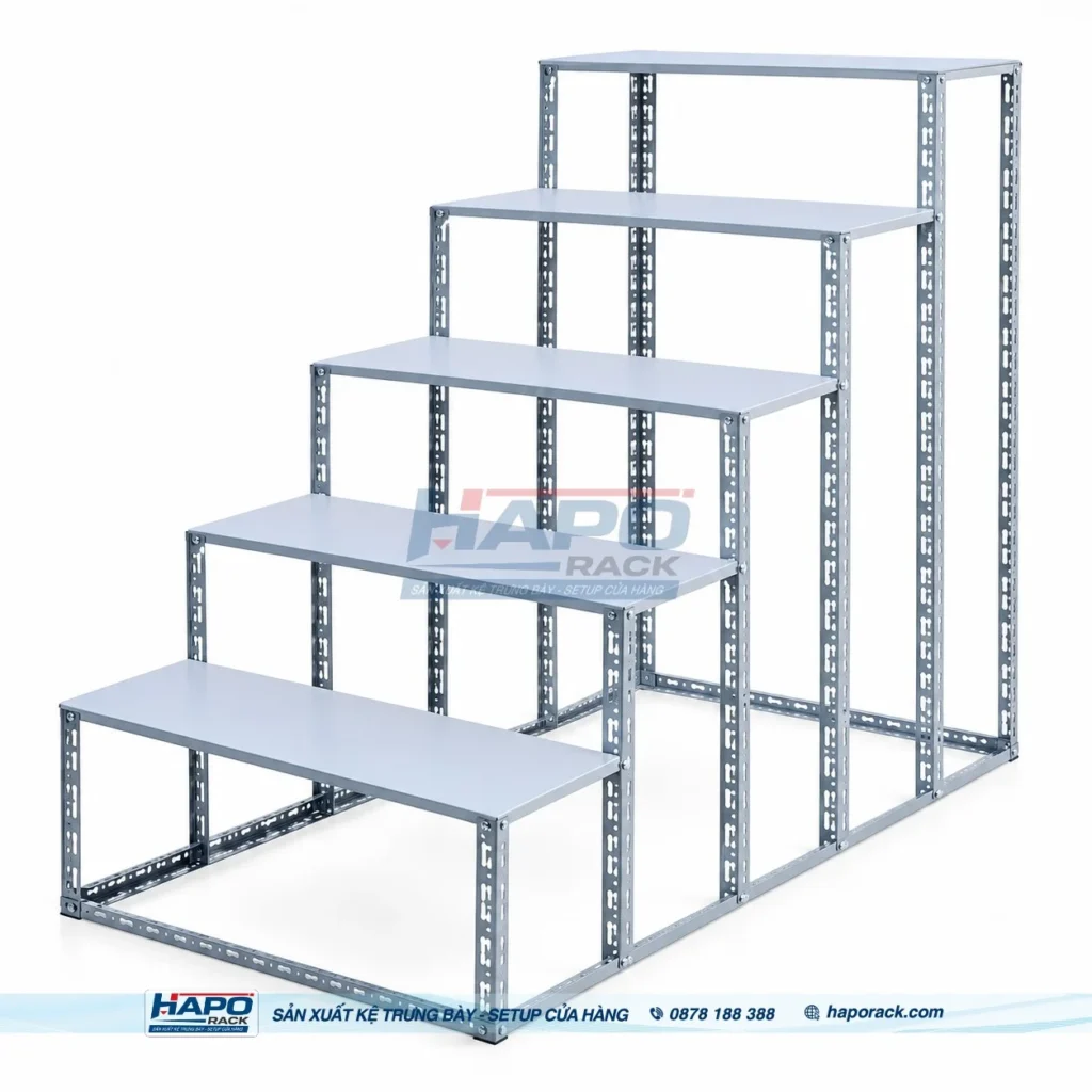 Thông số KÊ BẬC THANG 5 TẦNG