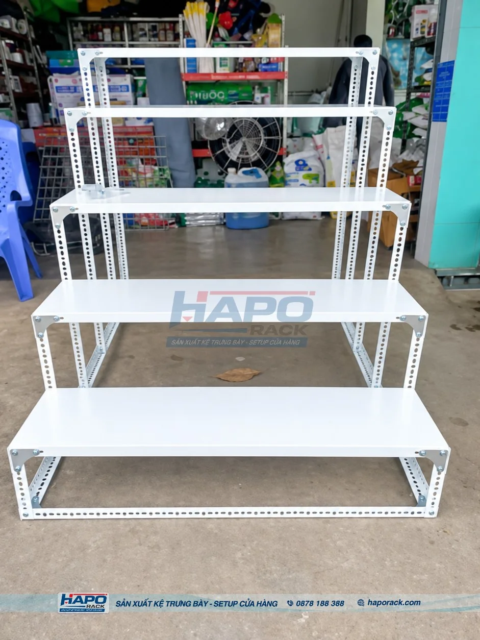 Kệ Bậc Thang 5 Tầng Trưng Bày Đồ Gia Dụng