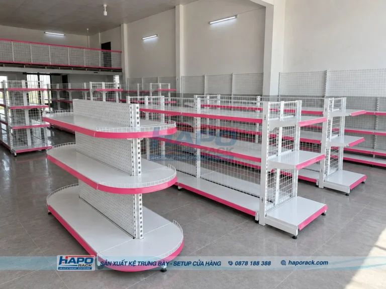 KỆ BÁN NGUYỆT 3 TẦNG