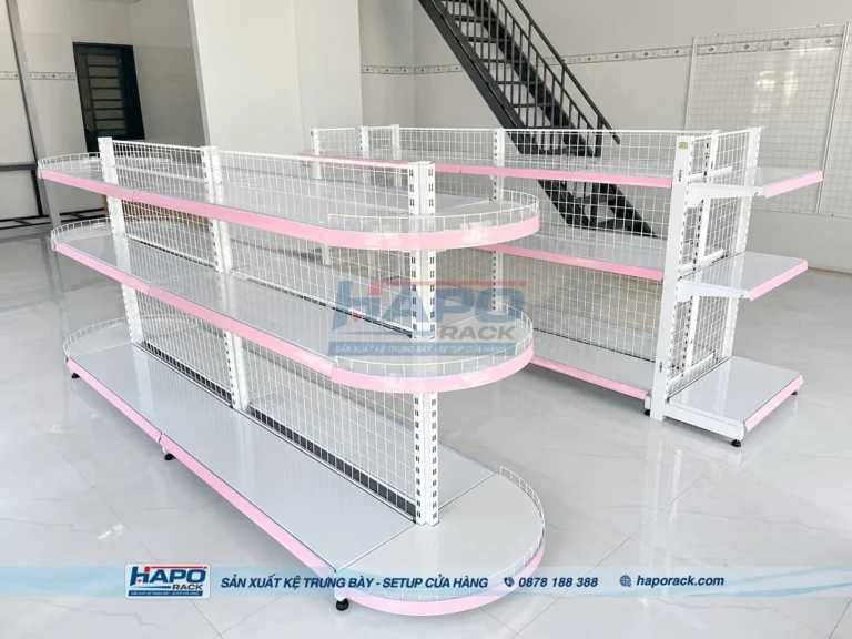 KỆ BÁN NGUYỆT 3 TẦNG