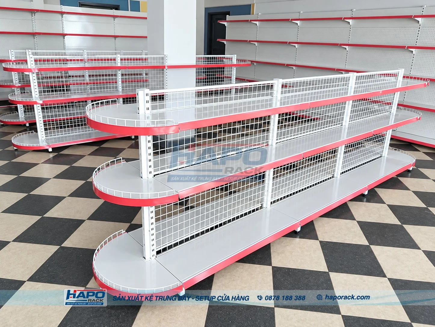 Kệ Bán Nguyệt 3 Tầng Khung Sắt Sơn Tĩnh Điện, Dễ Vệ Sinh