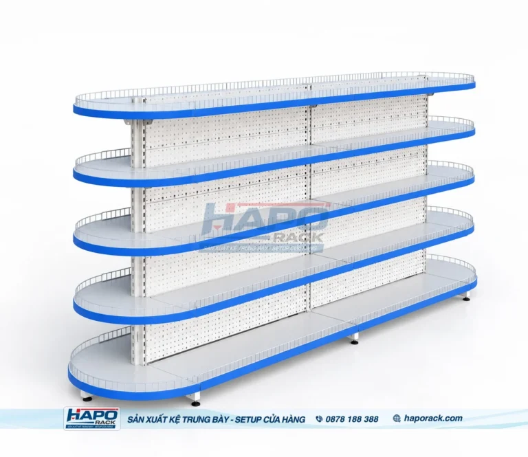 KỆ BÁN NGUYỆT  5 TẦNG