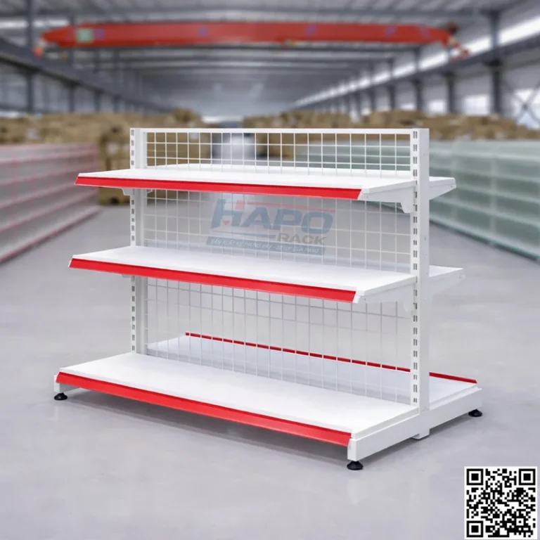 Kệ Đôi Lưng Lưới 3 Tầng