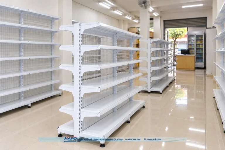 Kệ Đôi Lưng Lưới 6 Tầng