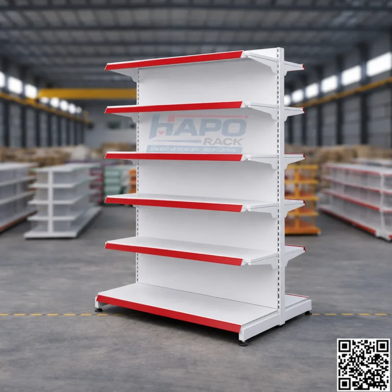 Kệ Đôi Lưng Tôn Liền 6 Tầng