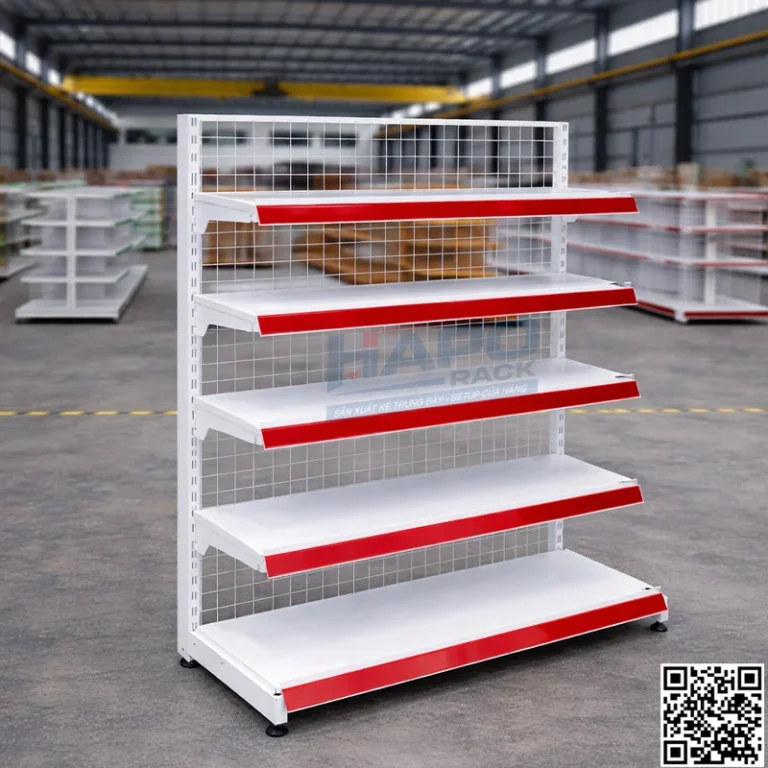 Kệ Đơn Lưng Lưới 5 Tầng