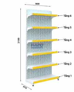 Kệ Đơn Lưng Tôn Lỗ 6 Tầng - ảnh 2