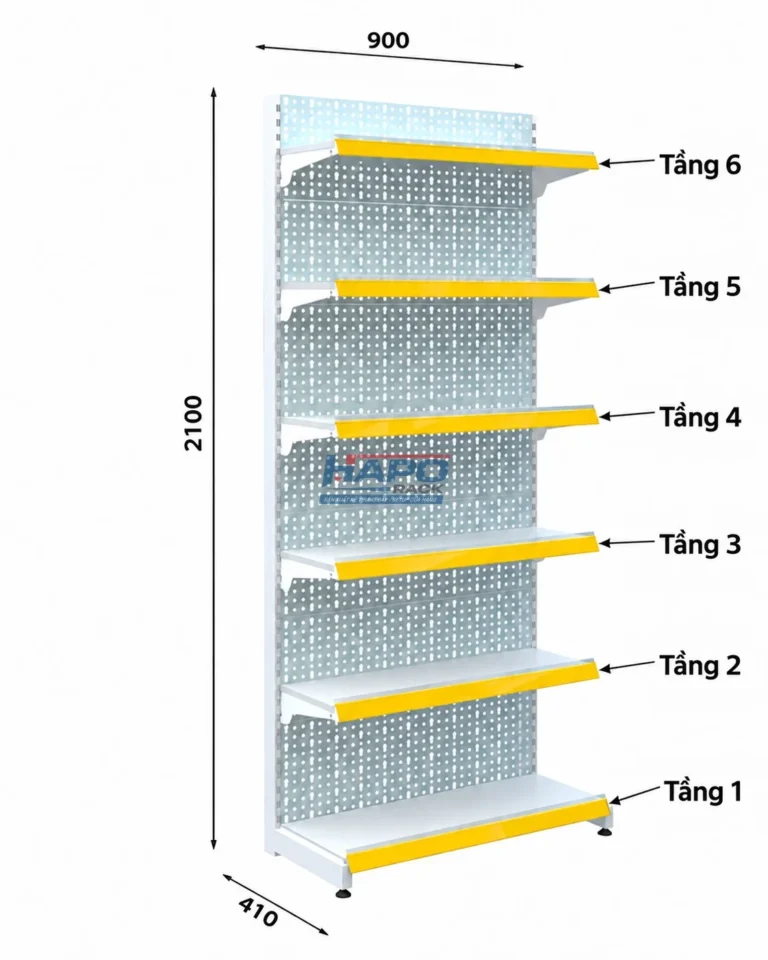 Kệ Đơn Lưng Tôn Lỗ 6 Tầng
