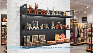 KỆ GỖ TRƯNG BÀY ĐỒ LƯU NIỆM - ảnh 6