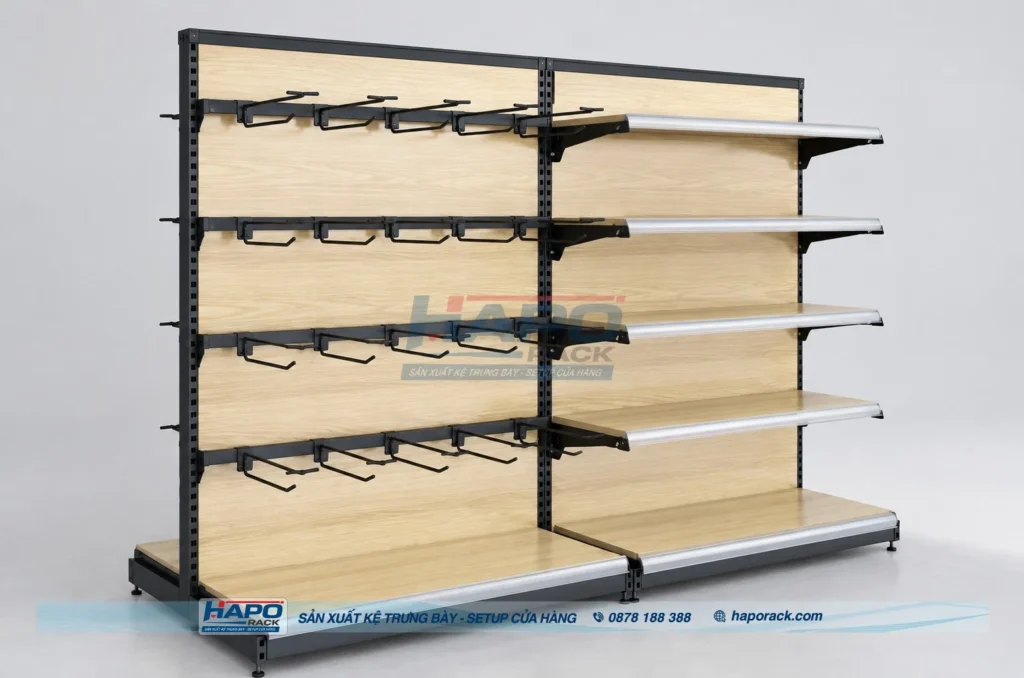 Thông số KỆ GỖ TRƯNG BÀY ỐP LƯNG
