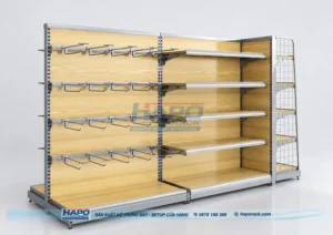 KỆ GỖ TRƯNG BÀY ỐP LƯNG - ảnh 6