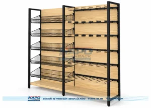 KỆ GỖ TRƯNG BÀY ỐP LƯNG - ảnh 3