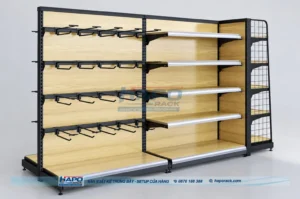 KỆ GỖ TRƯNG BÀY ỐP LƯNG - ảnh 2