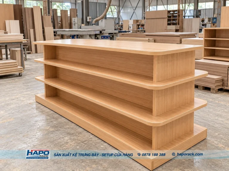 Kệ Gỗ Trưng Bày Sản Phẩm Thú Cưng