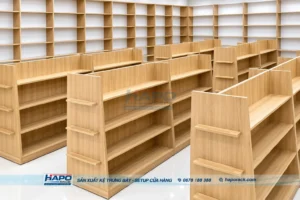 Kệ Gỗ Trưng Bày Nhà Sách - ảnh 3