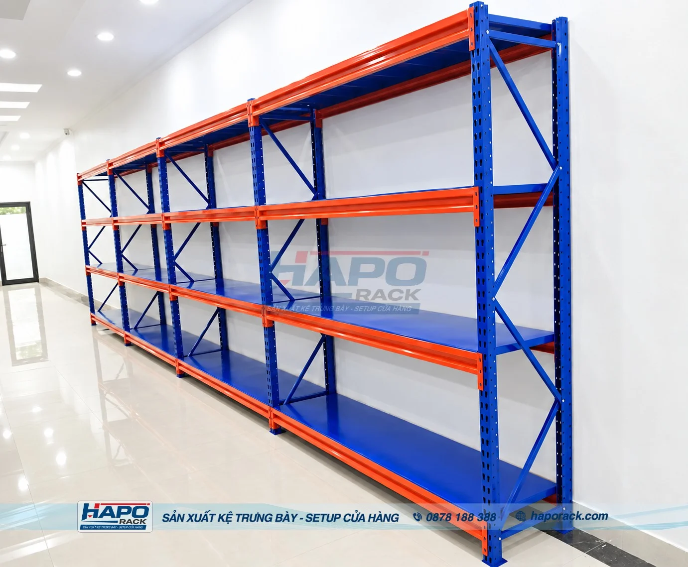 Kệ Kho Trung Tải 4 Tầng – Tối Ưu Không Gian Chứa Hàng